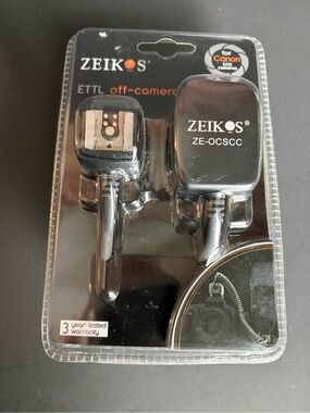 ZE-OCSCC Off-Camera Flash Cord for Canon - Black